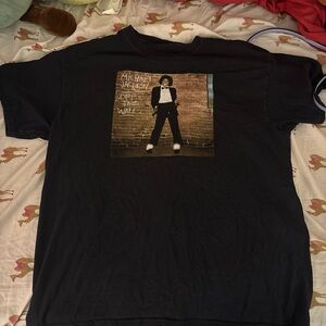 Black Michael Jackson Graphic Tee